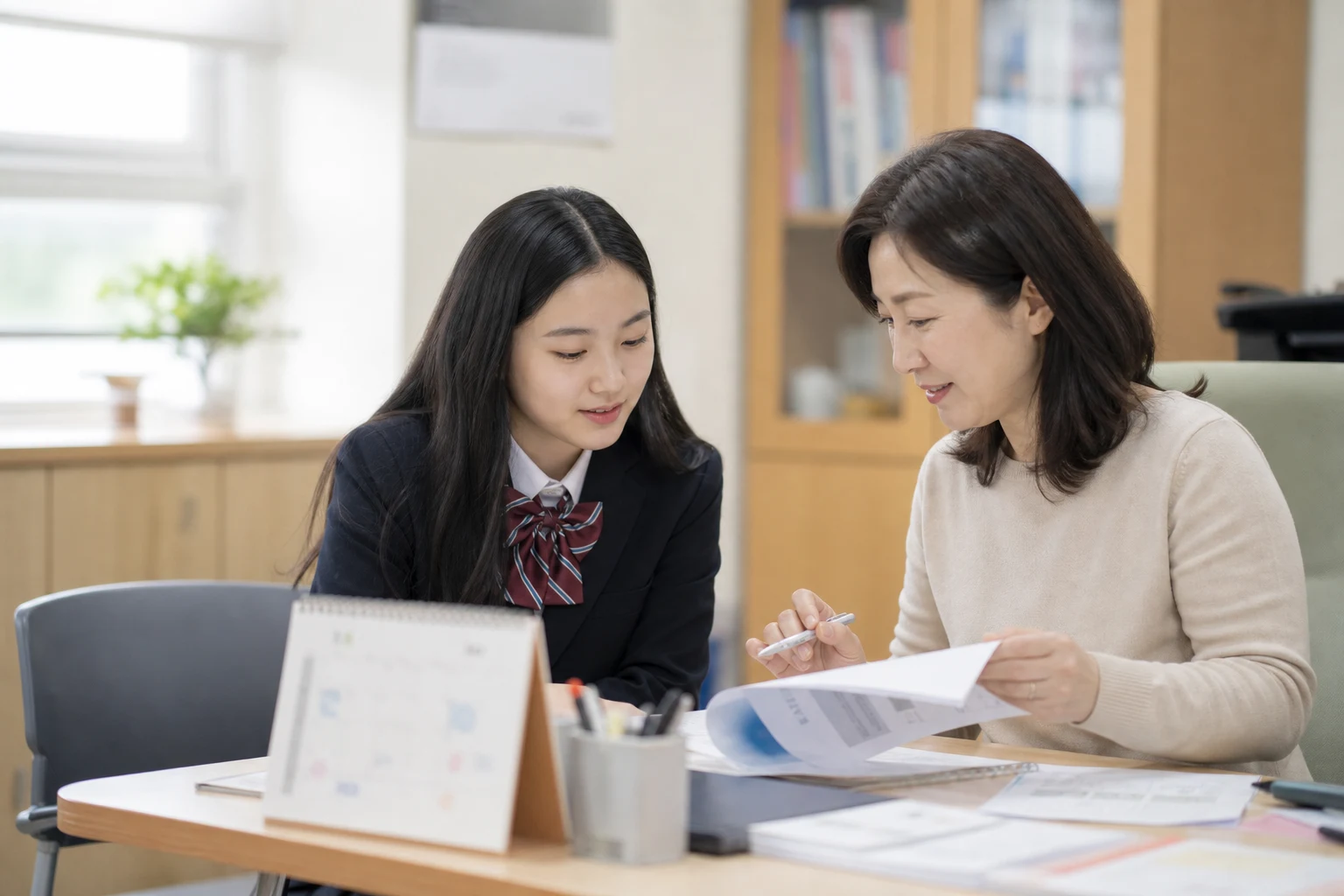 수시 원서 접수 일정을 준비하는 수험생